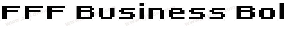 FFF Business Bold Extended字体转换
